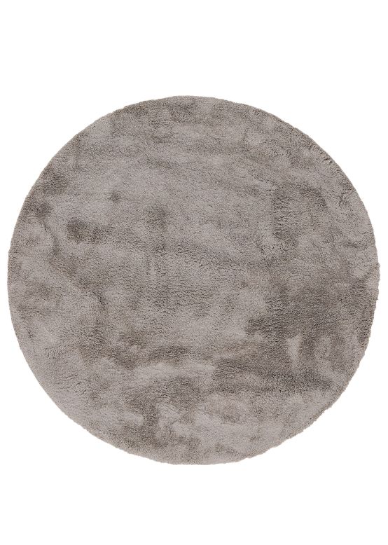 Tappeto a pelo lungo Breeze rotondo Beige