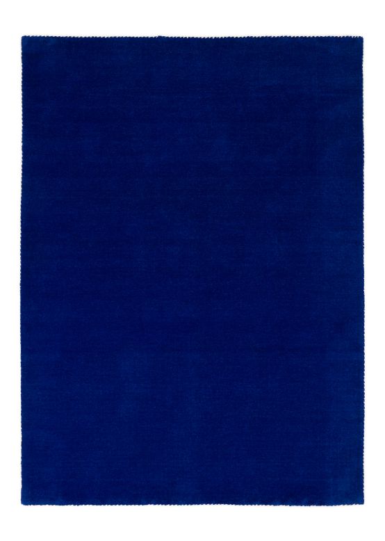 Tappeto di lana Gabbeh Uni Blau