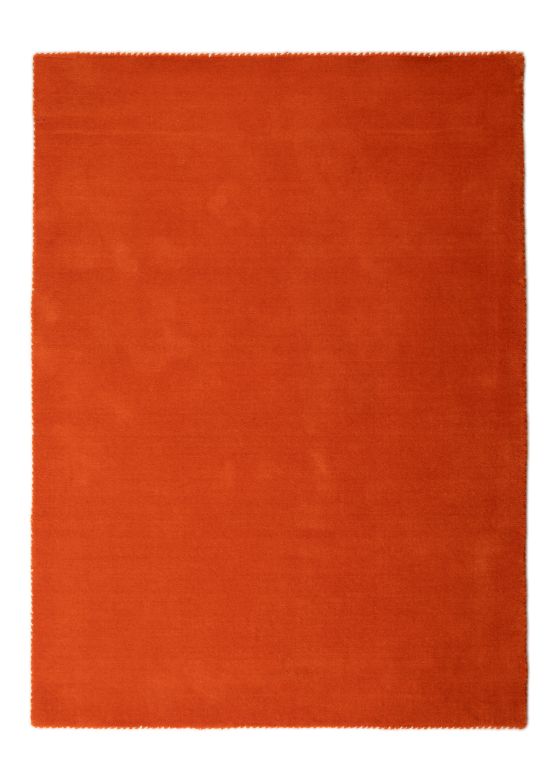 Tappeto di lana Gabbeh Uni Orange