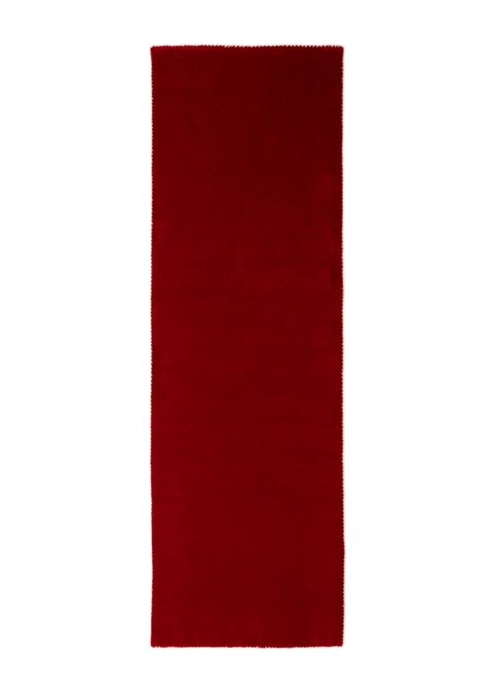 Tappeto di lana Gabbeh Uni passatoia Rosso